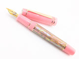 Hapalua 15 in White Gold Awabi w/ Ghost Pink Resin