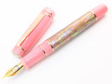 Hapalua 15 in White Gold Awabi w/ Ghost Pink Resin