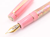 Hapalua 15 in White Gold Awabi w/ Ghost Pink Resin