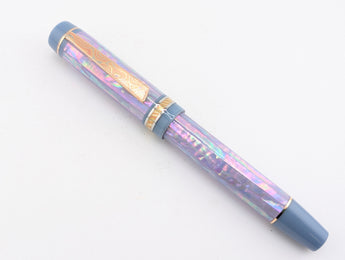 Ragazzone il Re in Lavender Awabi w/ Light Riverstone Resin - Mokume Gane