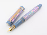 Ragazzone il Re in Lavender Awabi w/ Light Riverstone Resin - Mokume Gane