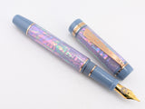 Ragazzone il Re in Lavender Awabi w/ Light Riverstone Resin - Mokume Gane
