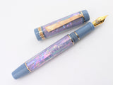 Ragazzone il Re in Lavender Awabi w/ Light Riverstone Resin - Mokume Gane