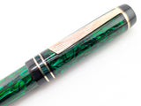 Ragazzone in Deep Green Abalone w/ Solid Black Resin