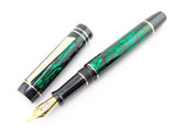 Ragazzone in Deep Green Abalone w/ Solid Black Resin