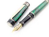 Ragazzone in Deep Green Abalone w/ Solid Black Resin