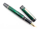 Ragazzone in Deep Green Abalone w/ Solid Black Resin