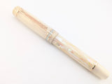 Hapalua 13 in White Awabi Shell w/ Flax Pearl Resin
