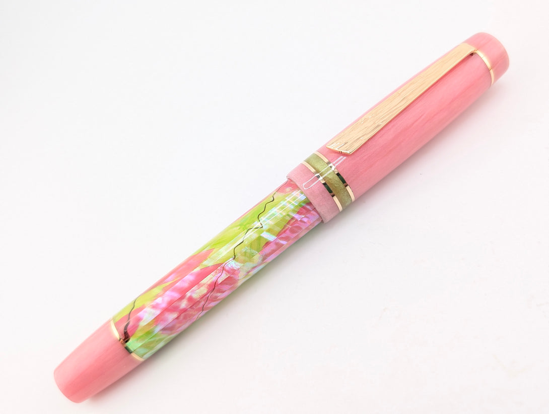 Hapalua 13 in Lily Abalone w/ Ghost Pink Resin