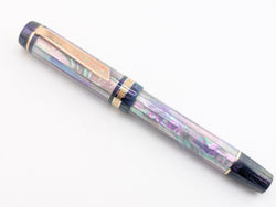 Ragazzone il Re in Purple Rain Awabi Shell w/ Nobility Resin - Mokume Gane