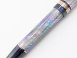 Ragazzone il Re in Purple Rain Awabi Shell w/ Nobility Resin - Mokume Gane