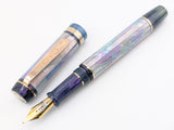 Ragazzone il Re in Purple Rain Awabi Shell w/ Nobility Resin - Mokume Gane
