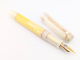 Hapalua 15 in Flax Awabi Shell w/ Flax Pearl Resin