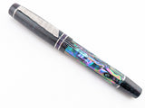 Hapalua 15 in Dark Mexican Green Abalone w/ Lusso Cosmos Resin Damascus Steel