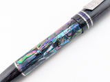Hapalua 15 in Dark Mexican Green Abalone w/ Lusso Cosmos Resin Damascus Steel