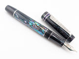 Hapalua 15 in Dark Mexican Green Abalone w/ Lusso Cosmos Resin Damascus Steel