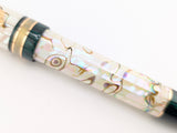Ragazzone in Light Mexican Green Abalone w/ Midnight Green Resin