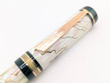 Ragazzone in Light Mexican Green Abalone w/ Midnight Green Resin