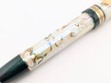 Ragazzone in Light Mexican Green Abalone w/ Midnight Green Resin