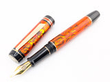 Ragazzone in Sunset Orange Abalone w/ Solid Black Resin (Happy Halloween!)