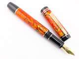 Ragazzone in Sunset Orange Abalone w/ Solid Black Resin (Happy Halloween!)