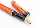 Ragazzone in Sunset Orange Abalone w/ Solid Black Resin (Happy Halloween!)