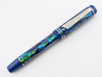 Ragazzone in Natural Blue Paua Abalone w/ Royal Blue Resin