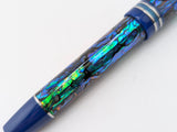 Ragazzone in Natural Blue Paua Abalone w/ Royal Blue Resin