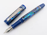 Ragazzone in Natural Blue Paua Abalone w/ Royal Blue Resin