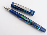 Ragazzone in Natural Blue Paua Abalone w/ Royal Blue Resin