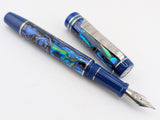 Ragazzone in Natural Blue Paua Abalone w/ Royal Blue Resin