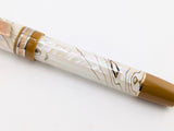 Ragazzone il Re in Light Mexican Green Abalone w/ Caramel Pecan Resin - Mokume Gane