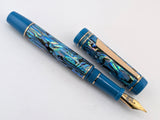 Ragazzone in Ice Blue Abalone w/ Teal Resin